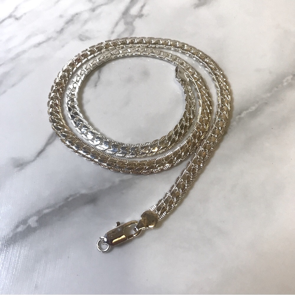 925 Sterling Silver Chain 18” - Stamped